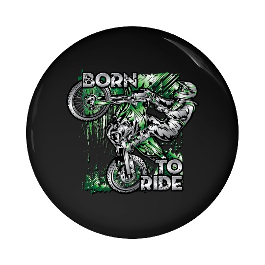 Supercross Born To Ride Pin Buttons