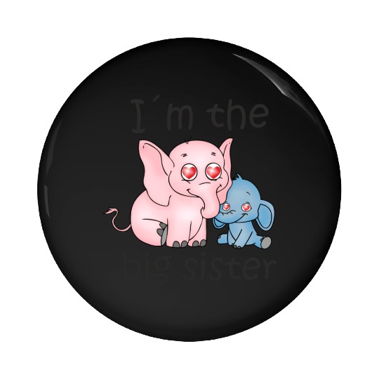 I'm the Big Sister B Pin Buttons