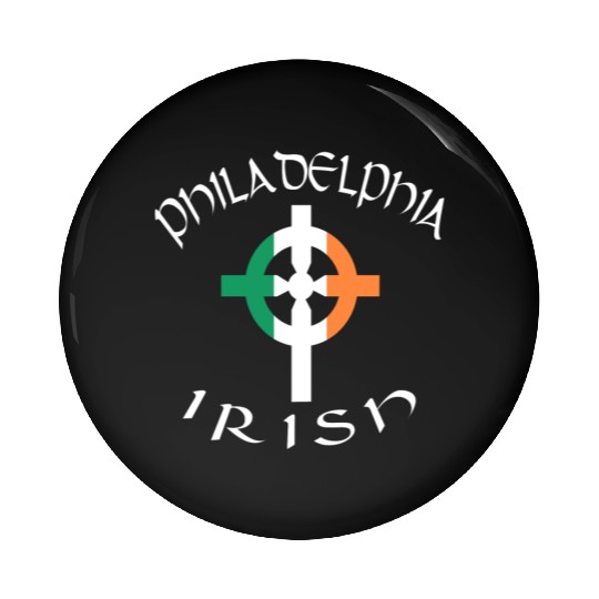 Ireland Pride Philadelphia Irish Celtic Cross Pin Buttons