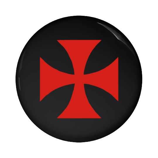 Knights Templar Funny Pin Buttons