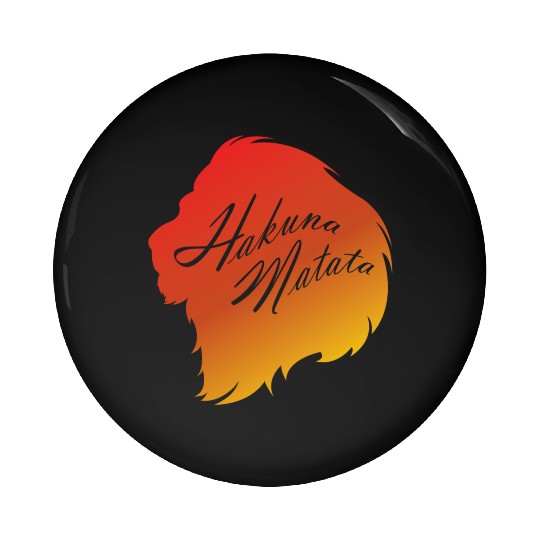 Hakuna Matata Pin Buttons