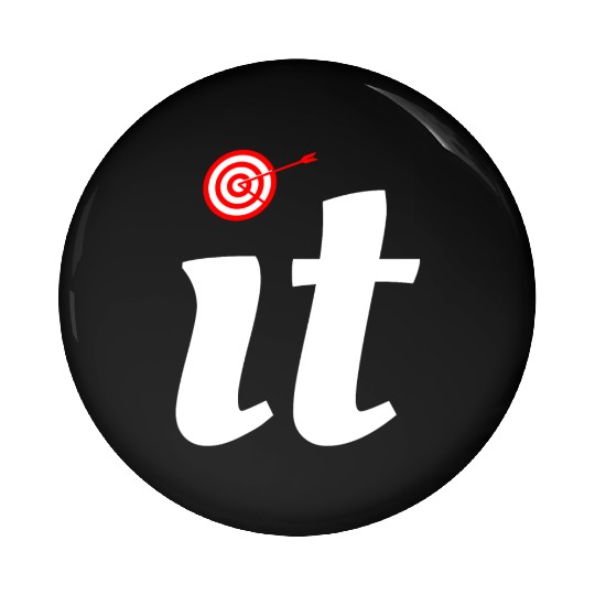 Bullseye Target Archery Shooting Dart Gift Pin Buttons