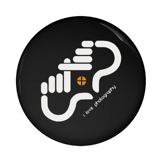 I LOVE PHOTOGRAPHY Pin Buttons