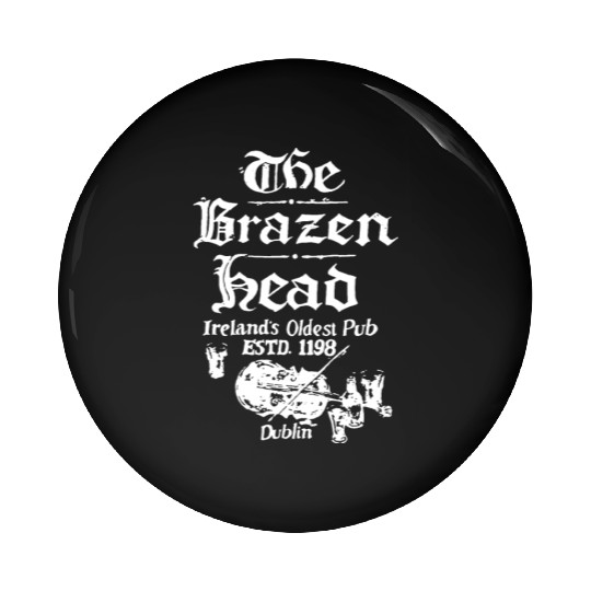 Dublin Ireland Pin Buttons Irish Beer Pin Buttons Irish Pub