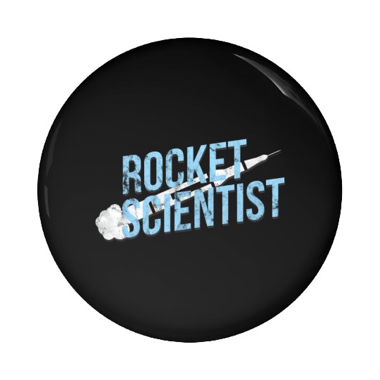 Science - Rocket Scientist Pin Buttons