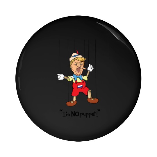 Pinocchio Trump Pin Buttons