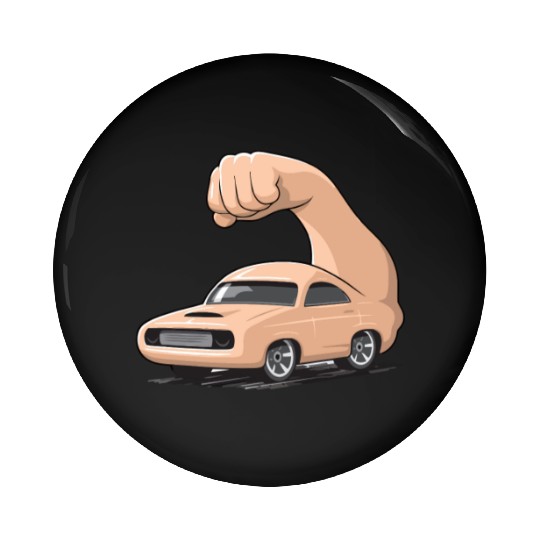 Muscle Car Pin Buttons