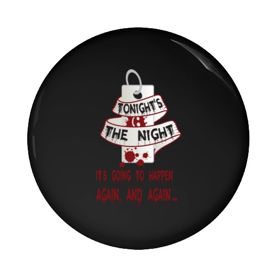 Dexter Blood Night Pin Buttons