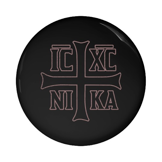 Orthodox Christogram IC XC NIKA Gift Pin Buttons