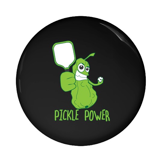 Pickleball Funny Pickle Power Pin Buttons
