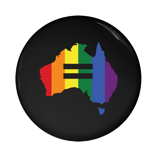LGBT Equality Australia Pin Buttons