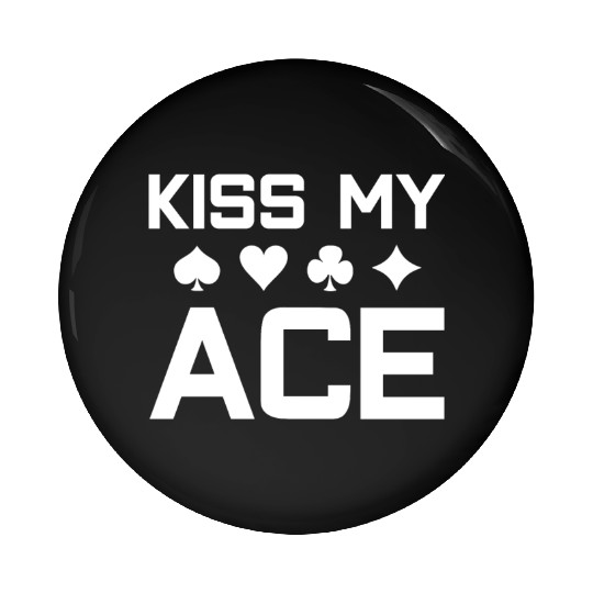 ace poker card card game Pin Buttons