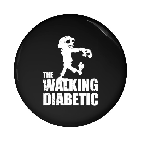 The Walking Diabetic Pin Buttons