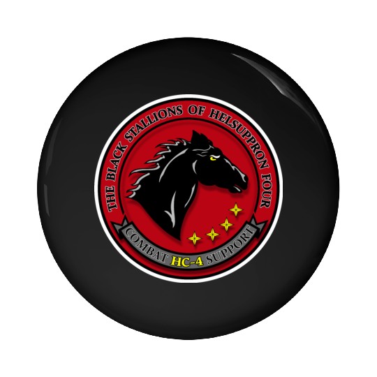 HC 4 Black Stallions Modified Pin Buttons