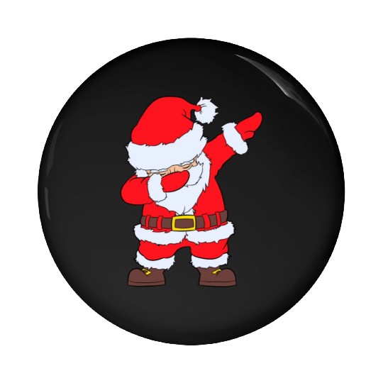 Dabbing Santa Pin Buttons Santa Claus Christmas Dab