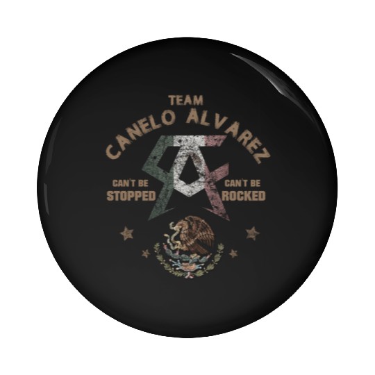 Canelo TEAM Alvarez Golden Boy T-SHIT for men Pin Buttons