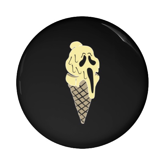 I Scream Ice Funny Pin Buttons
