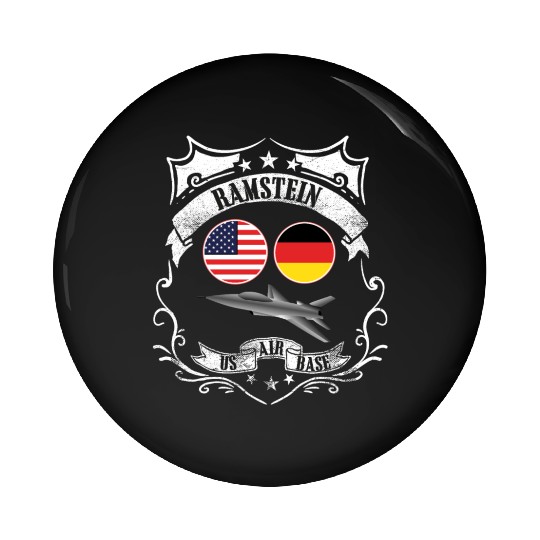 Ramstein air base Germany Pin Buttons