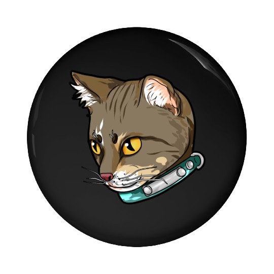 Brazilian Shorthair Cat Face Love Sweet cool funny Pin Buttons