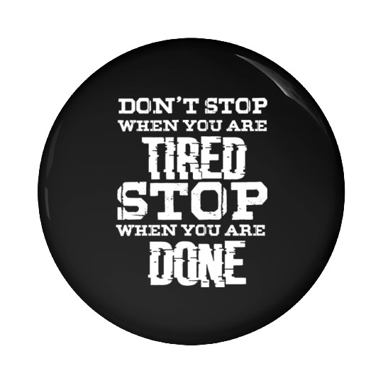 Jogging Running Walking Motivation Pin Buttons