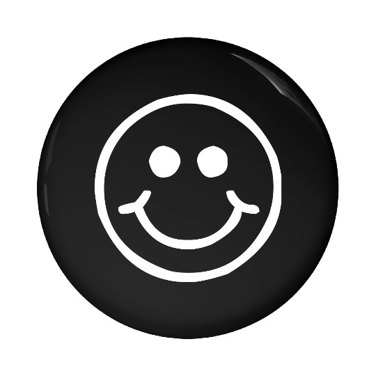 Smiley Face Pin Buttons