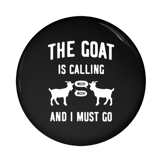 Goat Goats Farmer Calling Pin Buttons