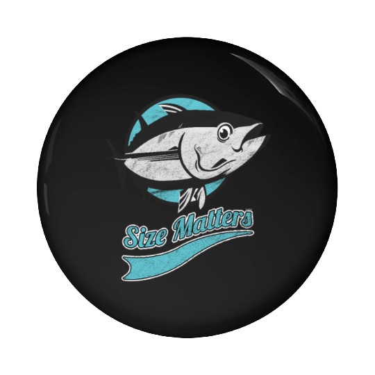 Fish Size Matters Fisherman Fish Ocean Sea Pin Buttons
