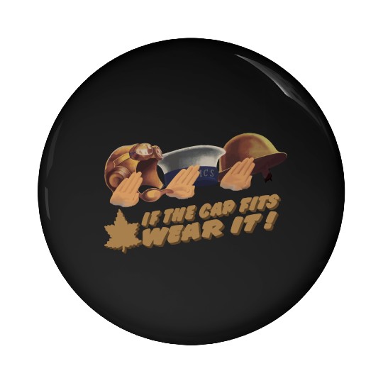 World War 2 Canadian Recruitment Design Pin Buttons