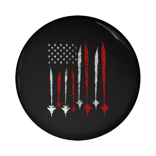 US F35 Fighter Jet Aviation USA Gift Pin Buttons