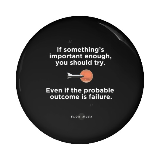 Quotes from: Elon Musk on Failure Pin Buttons