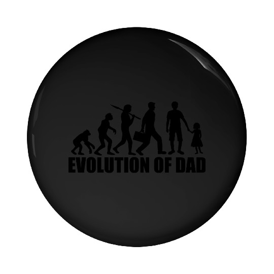 text evolution of dad dad dad and daughter father' Pin Buttons