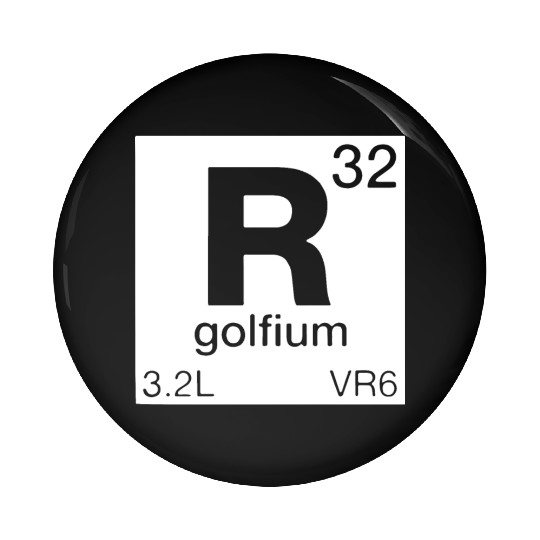 R32 Periodic Table Mk4 Mk5 GTI Golf Pin Buttons