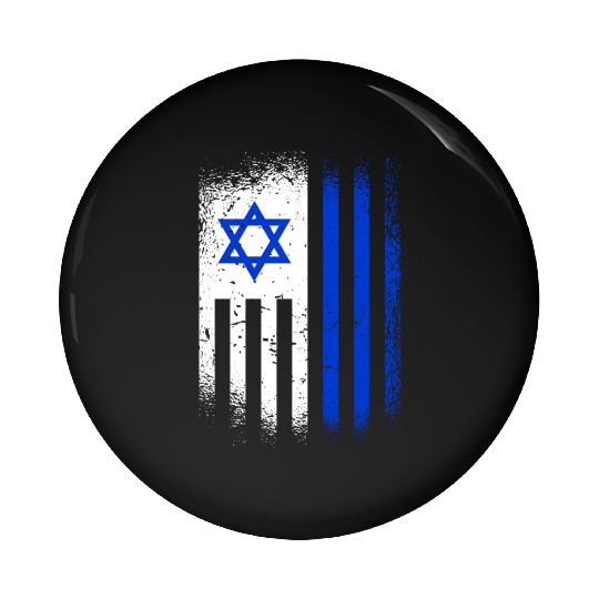 Israel Flags Design / Jerusalem Haifa Tel-Aviv Pin Buttons
