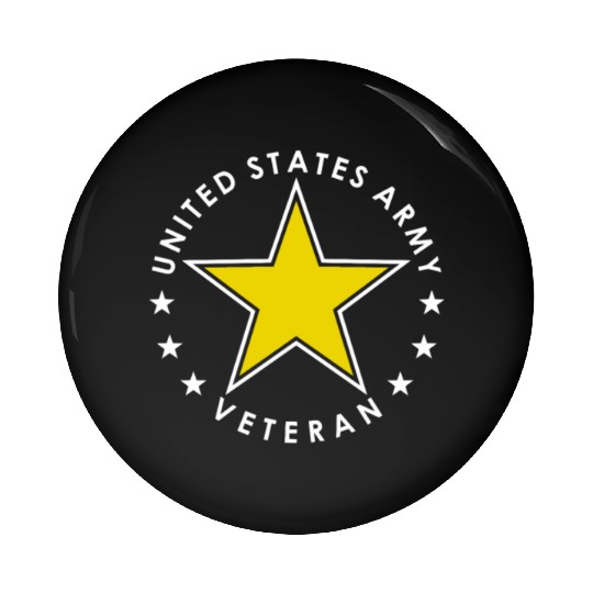 US Army Veteran Pin Buttons