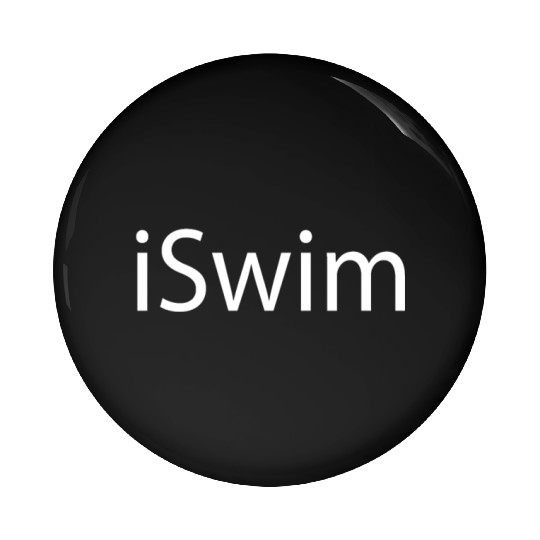 Swim Swimming Mens Colours Size swim Pin Buttons