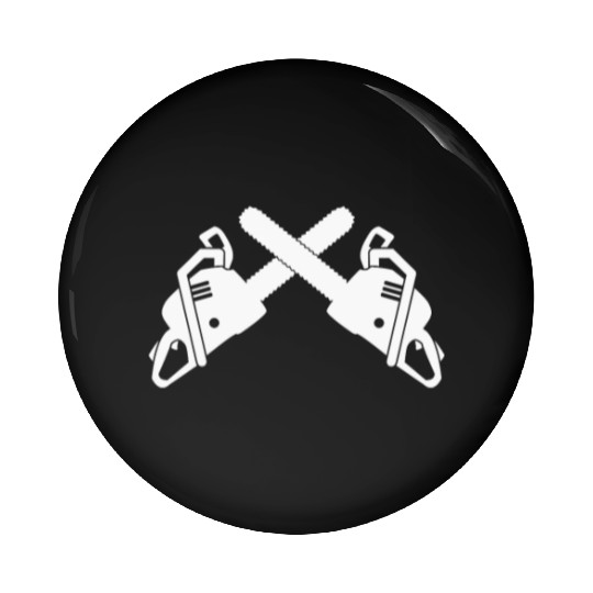 Chainsaw Lumberjack Pin Buttons