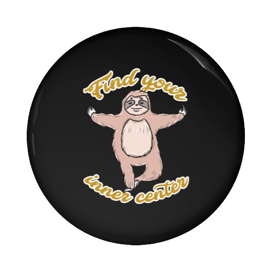 Sloth Animal Pin Buttons