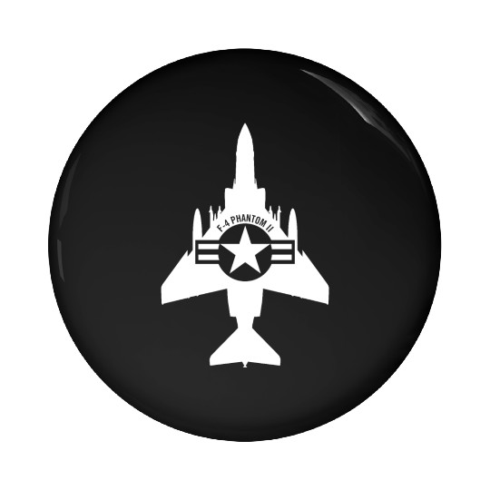 F-4 Phantom II Military Fighter Jet Airplane Pin Buttons