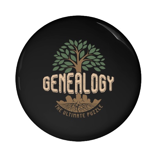 Genealogist Genealogy The Ultimate Puzzle Pin Buttons