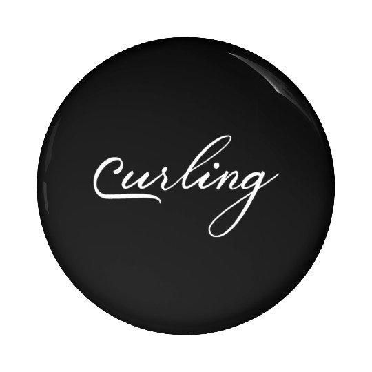 Team Curler Curling Player Curling Winter Sports Pin Buttons