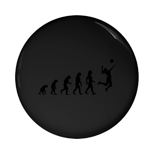 Evolution women volleyball Pin Buttons