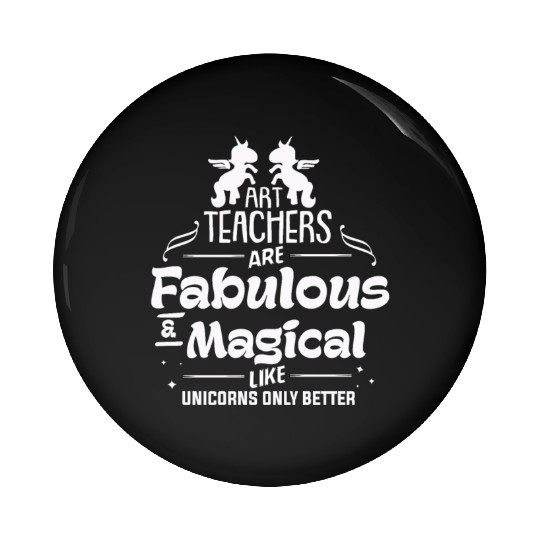 Art Teacher Pin Buttons