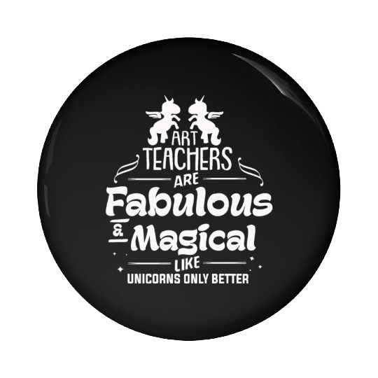 Art Teacher Pin Buttons