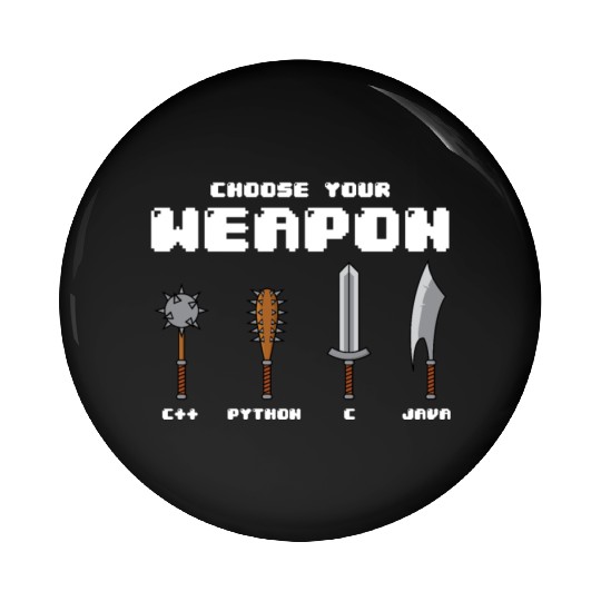 Computer Science Student Gift Pin Buttons