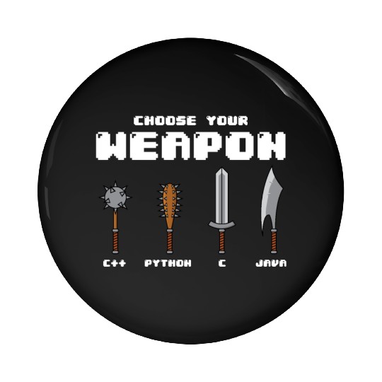 Computer Science Student Gift Pin Buttons