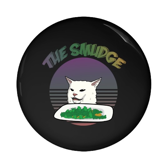 Smudge The Cat Meme Pin Buttons