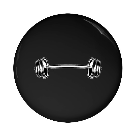 Gym Workout Barbell Pin Buttons