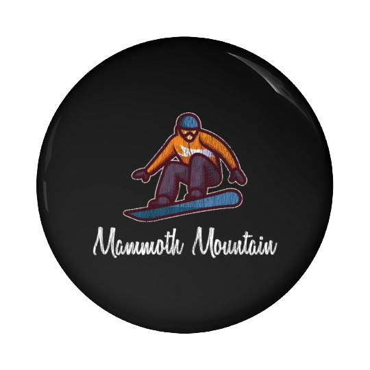 Mammoth Mountain Pin Buttons