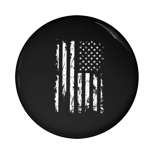 American Flag Pin Buttons