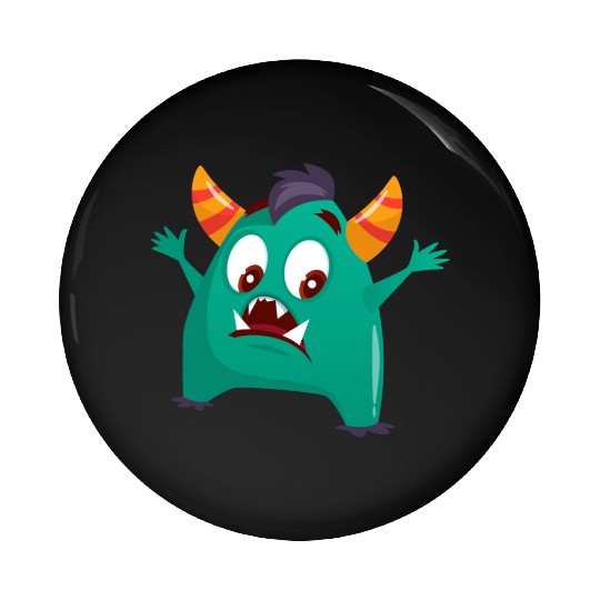 happy angry surprises BARON Pin Buttons